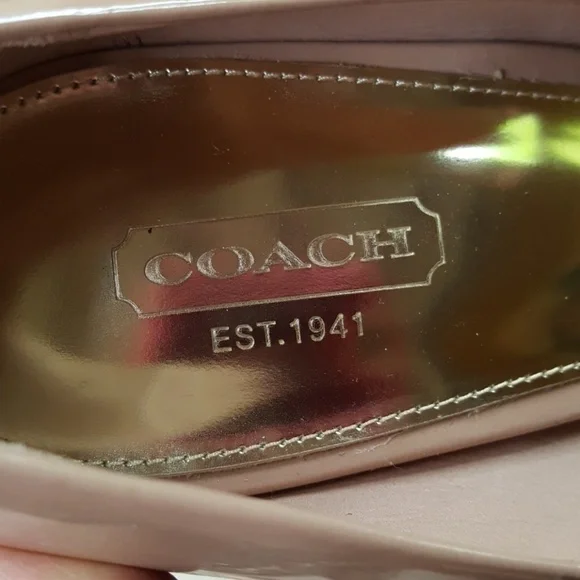 COACH 1941 patent leather heels